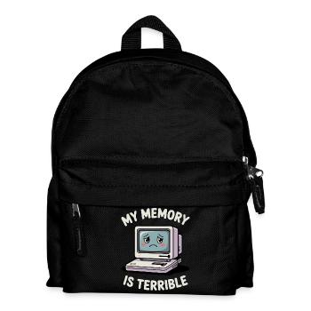 My Memory Is Terrible Funny Computer Funny Coding - Kids' Backpack - black - Front