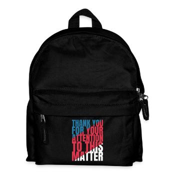 Je vous remercie de l’attention que vous porterez à cette question - Sac à dos Enfant - noir - Devant