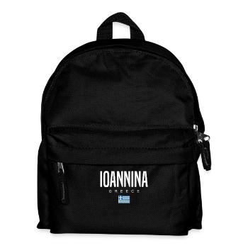 Ioannina Griechenland - Kinder Rucksack - Schwarz - Vorne