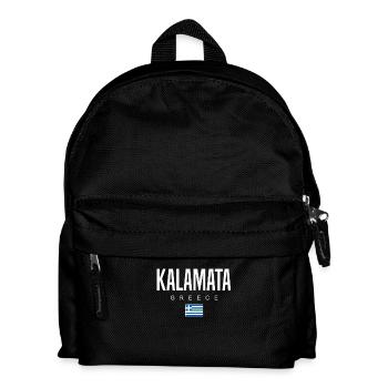 Kalamata Griechenland - Kinder Rucksack - Schwarz - Vorne