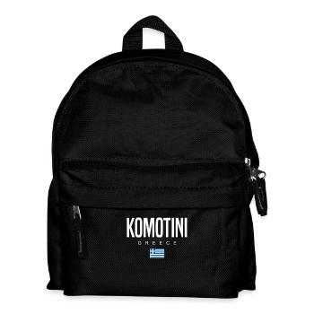 Komotini Griechenland - Kinder Rucksack - Schwarz - Vorne