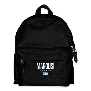 Marousi Griechenland - Kinder Rucksack - Schwarz - Vorne
