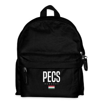 Pécs, Hungary - Kids' Backpack - black - Front
