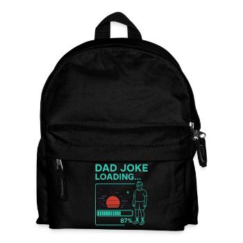 Dad Joke Loading - Kinder Rucksack - Schwarz - Vorne