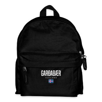 Garðabær Island - Kids' Backpack - black - Front