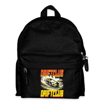 Drift Car - Futuristisches Autorennen im Retro-Stil - Kinder Rucksack - Schwarz - Vorne