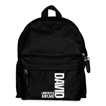 David - Kinder Rucksack - Schwarz - Vorne