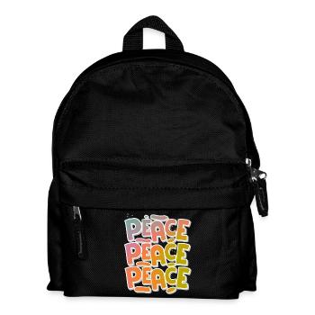 Peace Frieden - Sac à dos Enfant - noir - Devant