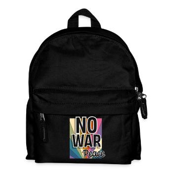 Paix Paix Liberté Pas de guerre - Sac à dos Enfant - noir - Devant