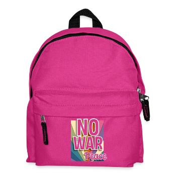 Paix Paix Liberté Pas de guerre - Sac à dos Enfant - fuchsia - Devant
