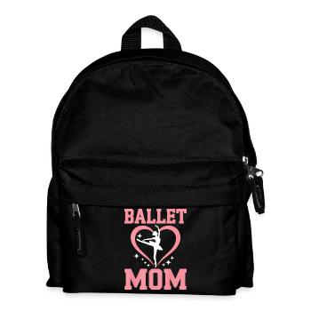 Ballett Spruch Ballerina Lustiges Ballett Geschenk - Kinder Rucksack - Schwarz - Vorne