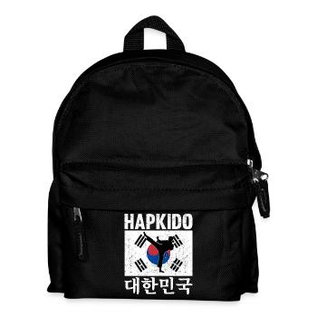Hapkido Korean Martial Art - Kids' Backpack - black - Front