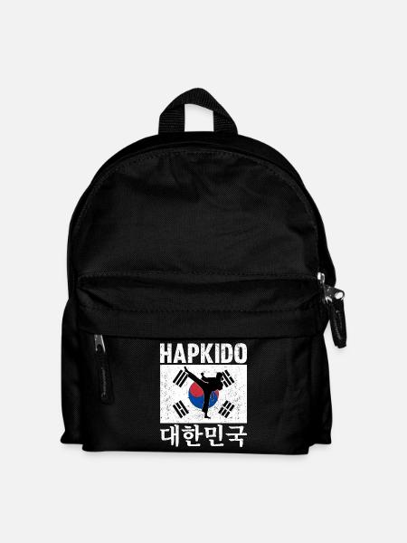 Hapkido Korean Martial Art - Kinder Rucksack - Schwarz