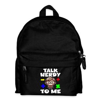 TALK NERDY TO ME - TEACHET GIFT - Sac à dos Enfant - noir - Devant