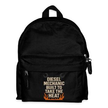 Diesel mechanics Proud mechanics - Kids' Backpack - black - Front