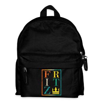 Fritz - Kinder Rucksack - Schwarz - Vorne