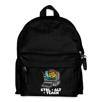 CTRL + ALT + TEACH - TEACHER GIFT - Kids' Backpack - black - Front