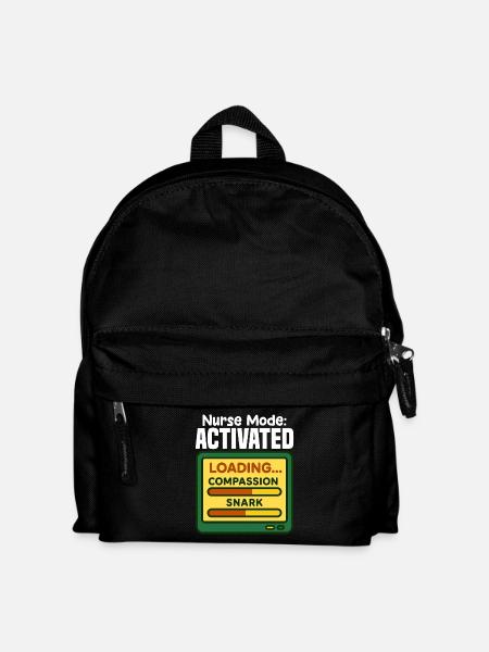 NURSE MODE ACTIVATED - NURSE GIFT - Kids' Backpack - black