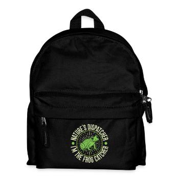 Frog Catcher Nature ́s Dispatcher Frog - Kids' Backpack - black - Front
