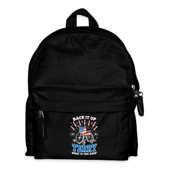 Back It Up Terry Fireworks Wheelchair - Kids' Backpack - black - Front