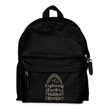 Speleology Cave Science Caving Student Geology - Kids' Backpack - black - Front