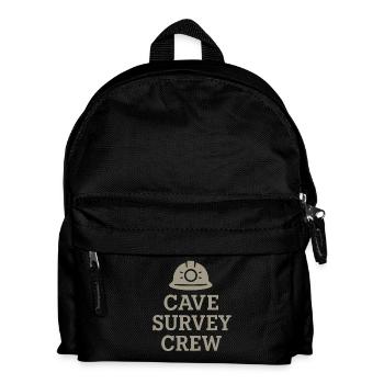 Speleology Cave Science Caving Student Geology - Kids' Backpack - black - Front