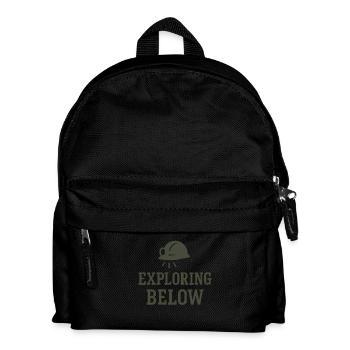 Speleology Cave Science Caving Student Geology - Kids' Backpack - black - Front