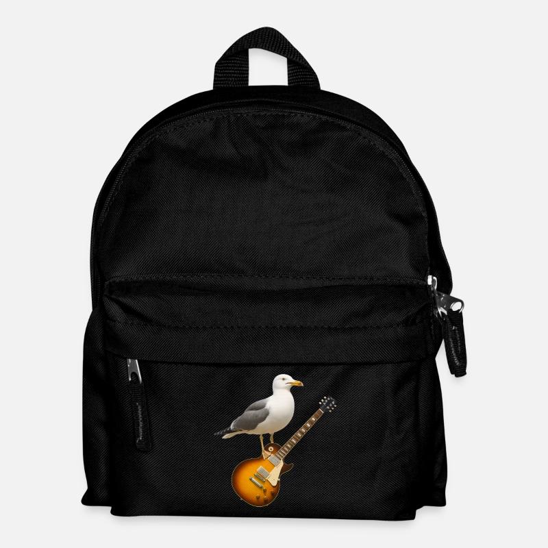 BBB Seagull Logo - Kids' Backpack - black