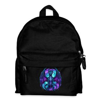 Blue Dragon - Kinder Rucksack - Schwarz - Vorne