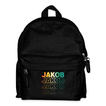 Jacob - Kids' Backpack - black - Front