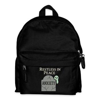 Sad Ghost Ghost Humor Fear Fear Ghost Psychic - Kids' Backpack - black - Front