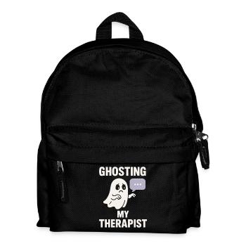 Sad Ghost Ghost Humor Fear Fear Ghost Psychic - Kids' Backpack - black - Front
