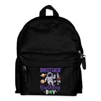 Brother of the Birthday Boy - Kids' Backpack - black - Front