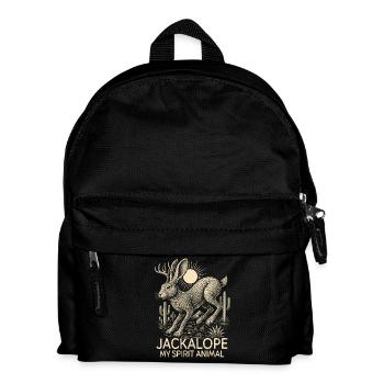 Jackalope My Spirit Animal - Kids' Backpack - black - Front