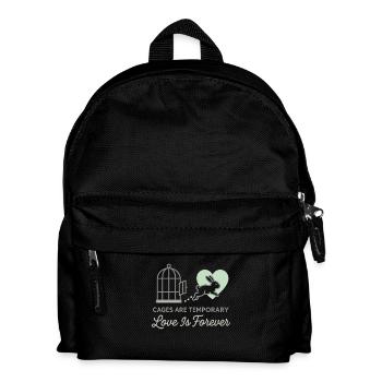 Bunny Mom Rabbit Rescue Adopt, Buy - Kids' Backpack - black - Front