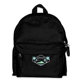 Curaçao, île des Caraïbes, Palm Beach, souvenir de vacances - Sac à dos Enfant - noir - Devant