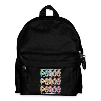 Paix - Sac à dos Enfant - noir - Devant