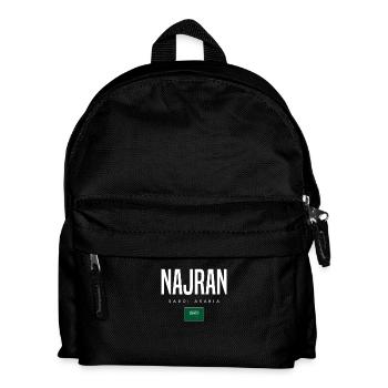 Najran, Saudi Arabia - Kids' Backpack - black - Front