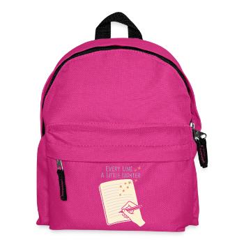 Gratitude Practice Journal Lover Emotional - Kids' Backpack - fuchsia - Front
