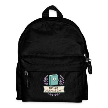 Gratitude Practice Journal Lover Emotional - Kids' Backpack - black - Front