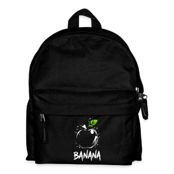Banana Apple Joke - Kids' Backpack - black - Front