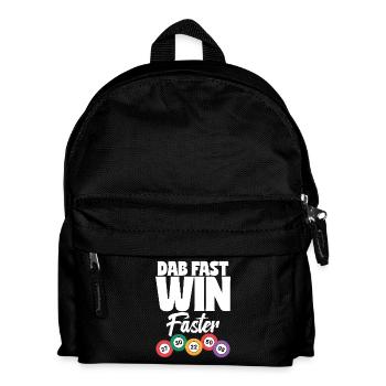 Bingo Event Perfekt Für Spieleabend - Kinder Rucksack - Schwarz - Vorne