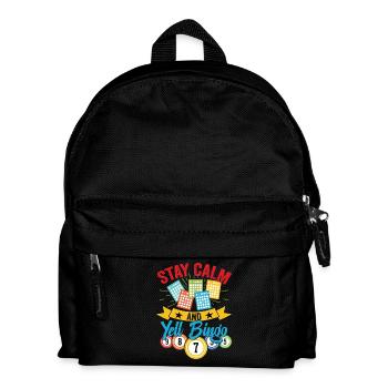 Bingo Gift Bingo Player Bingo Party - Kids' Backpack - black - Front