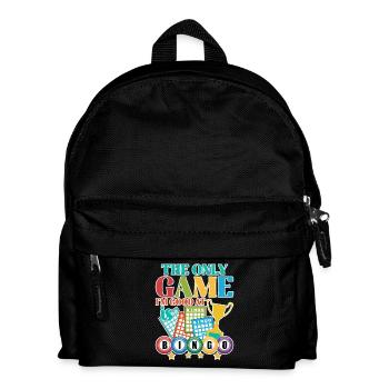 Bingo Gift for Bingo Players - Kids' Backpack - black - Front