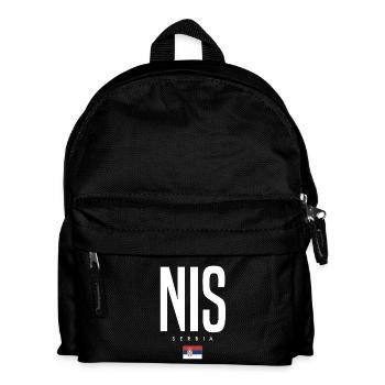 Nis, Serbia - Kids' Backpack - black - Front