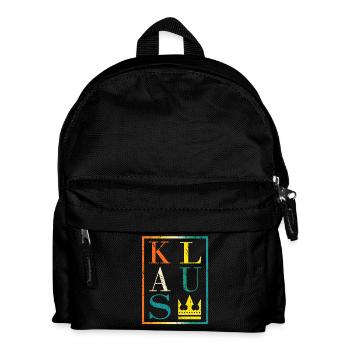 Klaus - Kinder Rucksack - Schwarz - Vorne