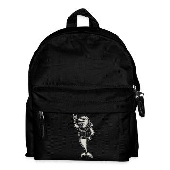 Musique Metal Dauphin Musique Rock Heavy Metal - Sac à dos Enfant - noir - Devant