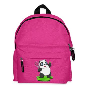 Raquette de tennis Panda - Sac à dos Enfant - fuchsia - Devant