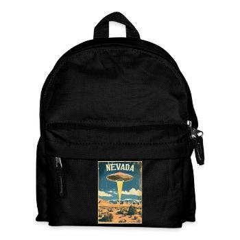 Nevada OVNI Paysage Aventure Inspiration rétro - Sac à dos Enfant - noir - Devant