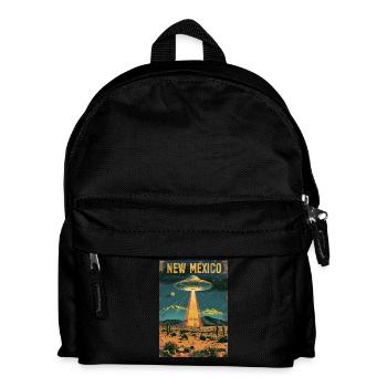 New Mexico UFO Landscape Retro Science Fiction - Kids' Backpack - black - Front